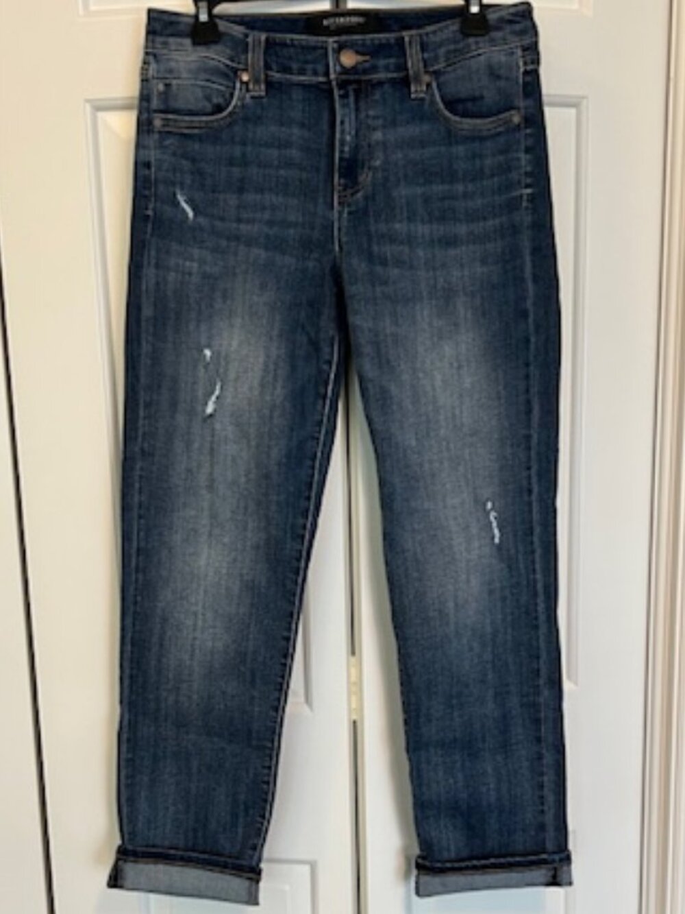 Liverpool Marley Girlfriend Cuffed Jeans | Blue Mesa Wash | Size 4 / 27 | EUC